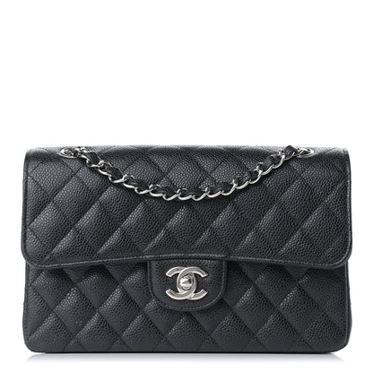 Chanel Caviar Quilted Small Double Flap Black 1 of 11