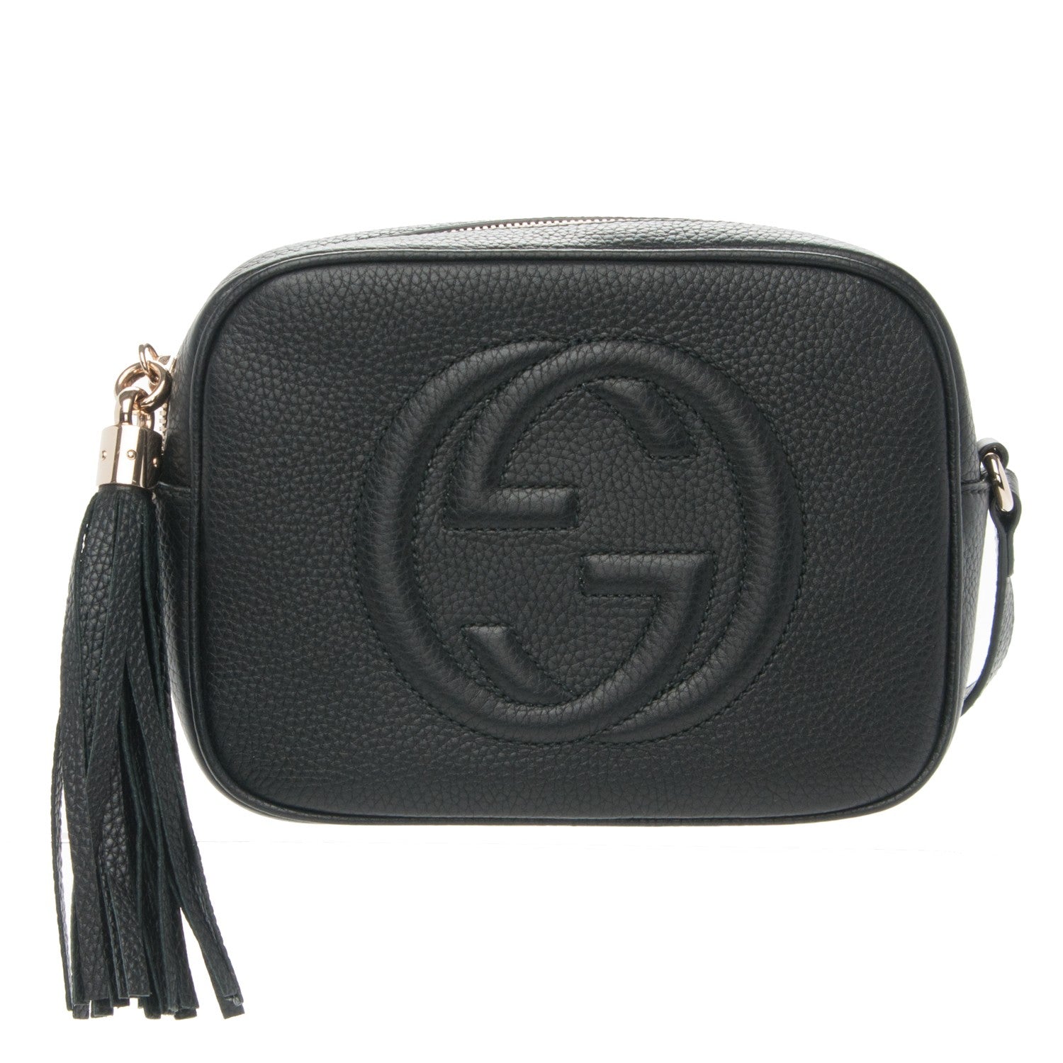Gucci Pebbled Calfskin Small Soho Disco Bag Black 1 of 7