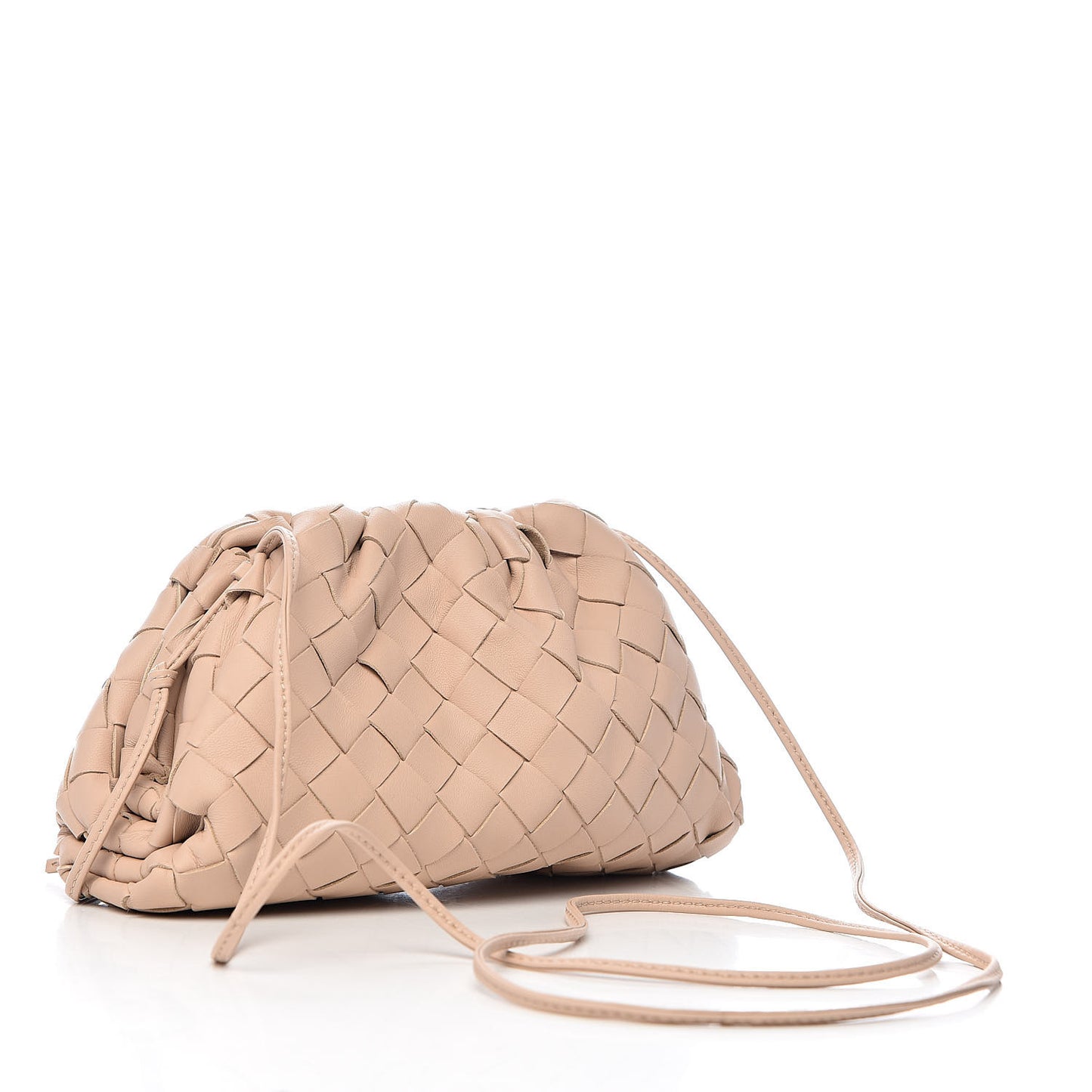Nappa Intrecciato The Mini Pouch Almond