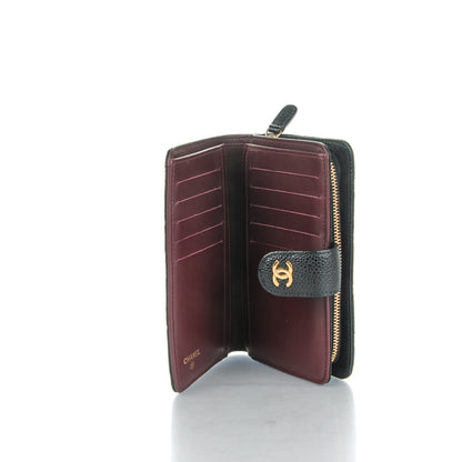 Chanel Caviar Quilted Zipped Pocket Wallet Black 5 of 8