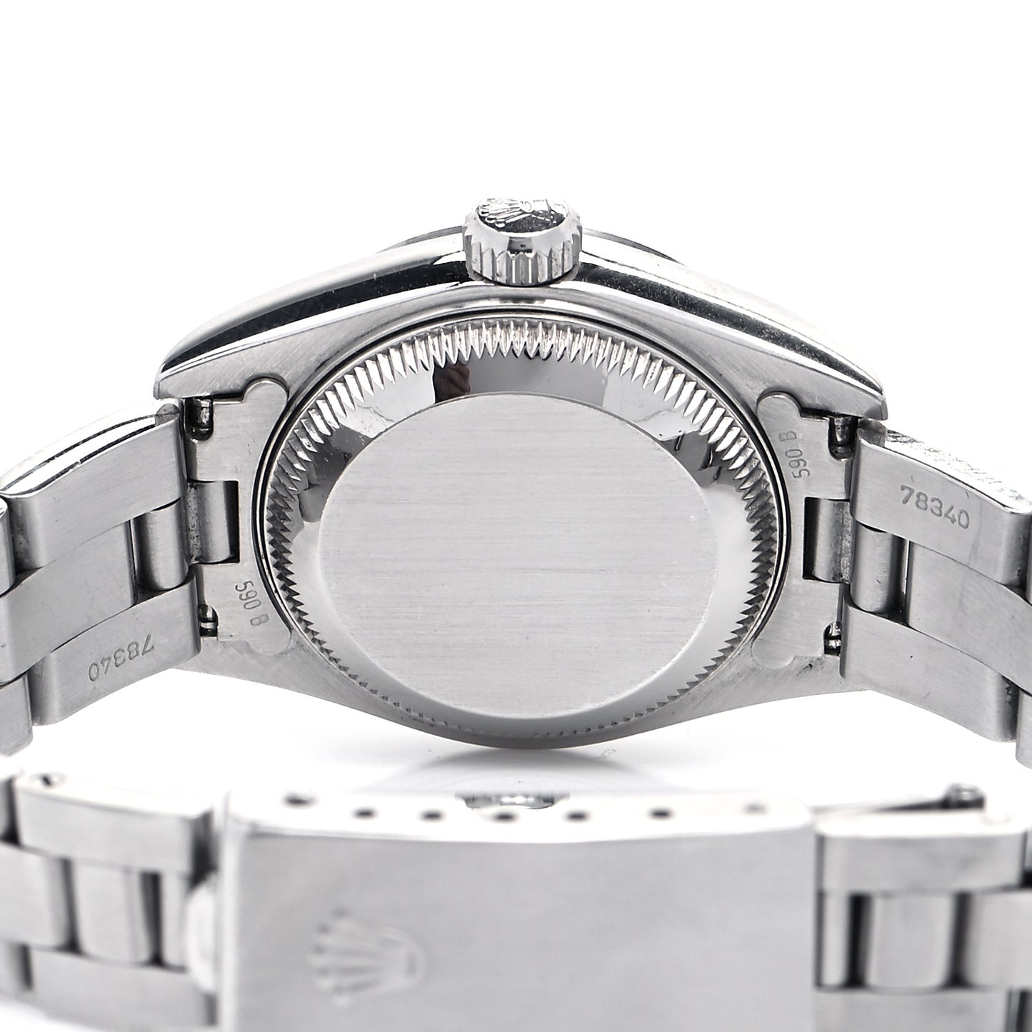 Stainless Steel 26mm Oyster Perpetual Date Watch Blue 69160
