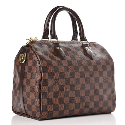 Louis Vuitton Damier Ebene Speedy Bandouliere 25 3 of 9