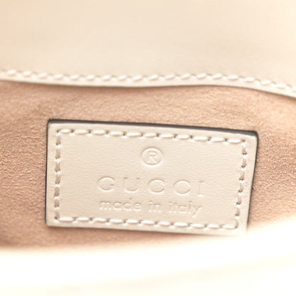 Gucci Calfskin Matelasse GG Marmont Belt Bag Set 100 40 Black Mystic White 15 of 31