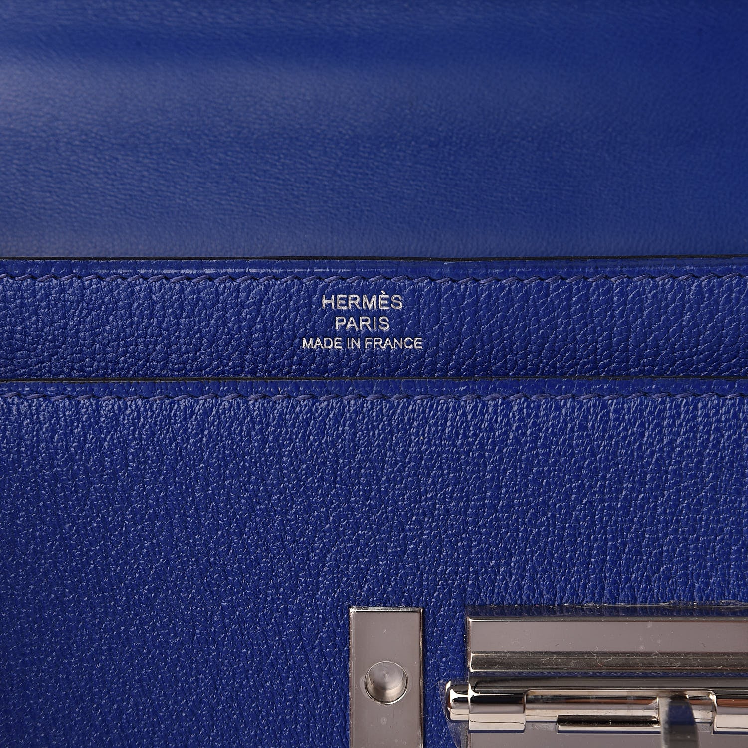 Hermes Chevre Chamkila Mini Verrou Chaine Bag Bleu Encre 6 of 9