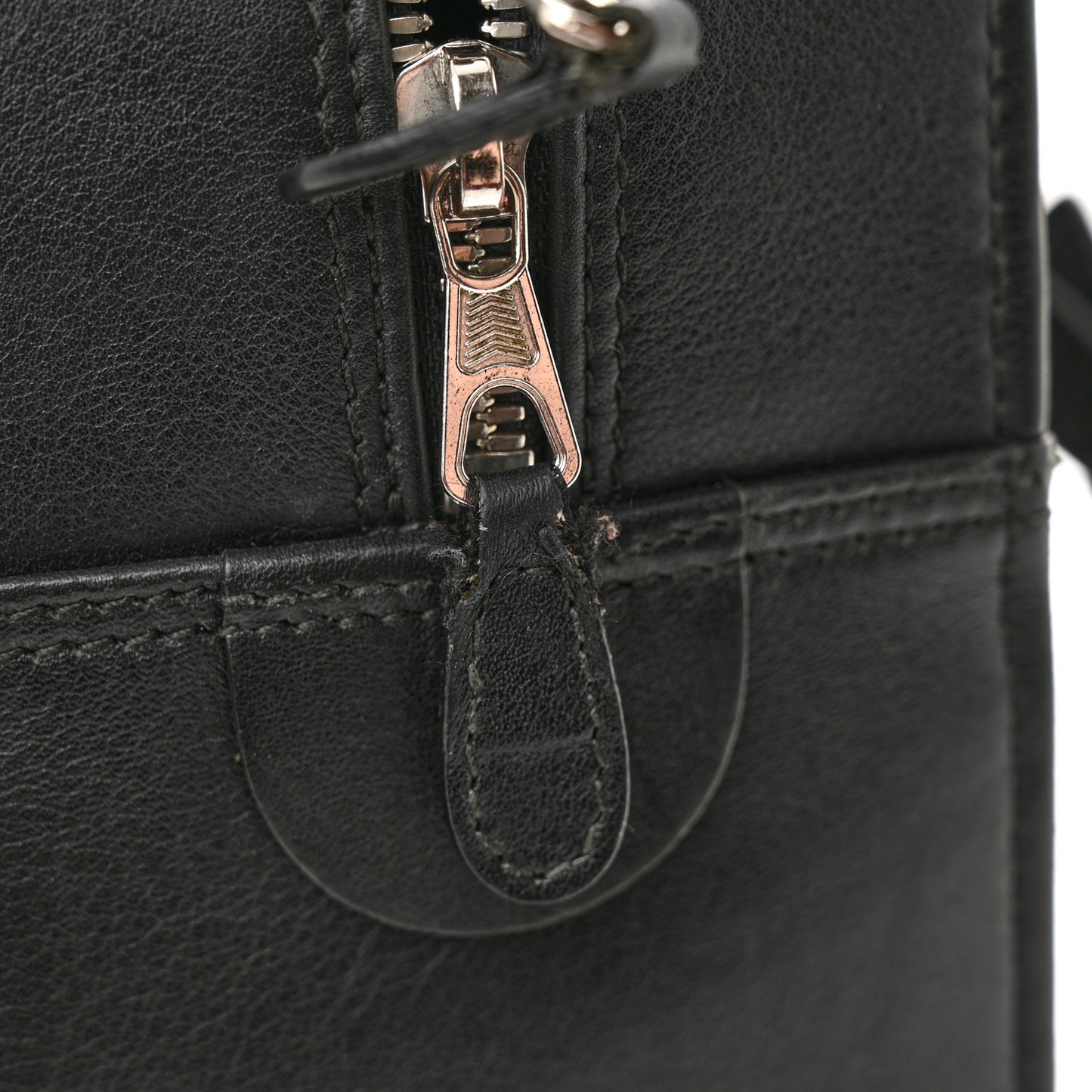 Calfskin S Triangle Duffle Black