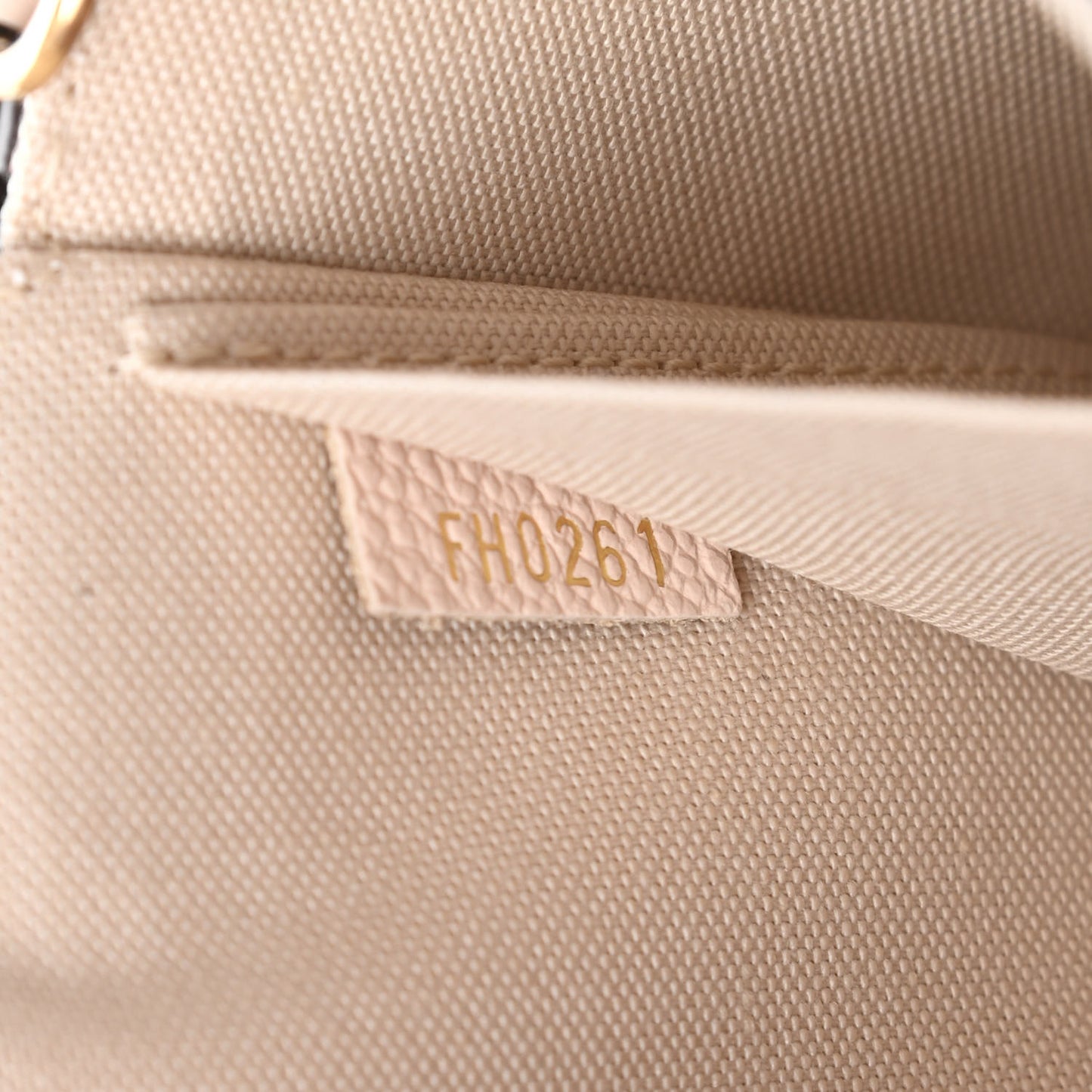 Empreinte Monogram Giant By The Pool Felicie Pochette Chain Wallet Cream Saffron