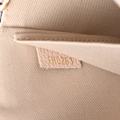 Louis Vuitton Empreinte Monogram Giant By The Pool Felicie Pochette Chain Wallet Cream Saffron 9 of 13