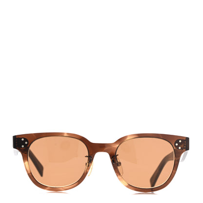 Celine Acetate Studded Sunglasses CL 41459 Beige 2 of 8