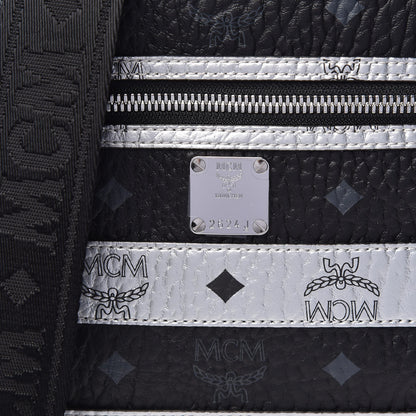 MCM Visetos Spot Crossbody Bag Black 8 of 11