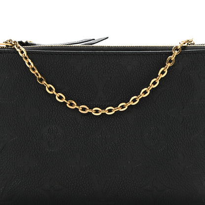 Louis Vuitton Empreinte Double Zip Pochette Black 12 of 16