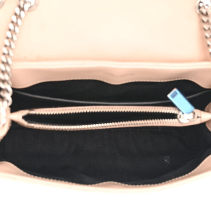 Saint Laurent Calfskin Y Quilted Monogram Small Loulou Chain Satchel Marble Pink 5 of 18