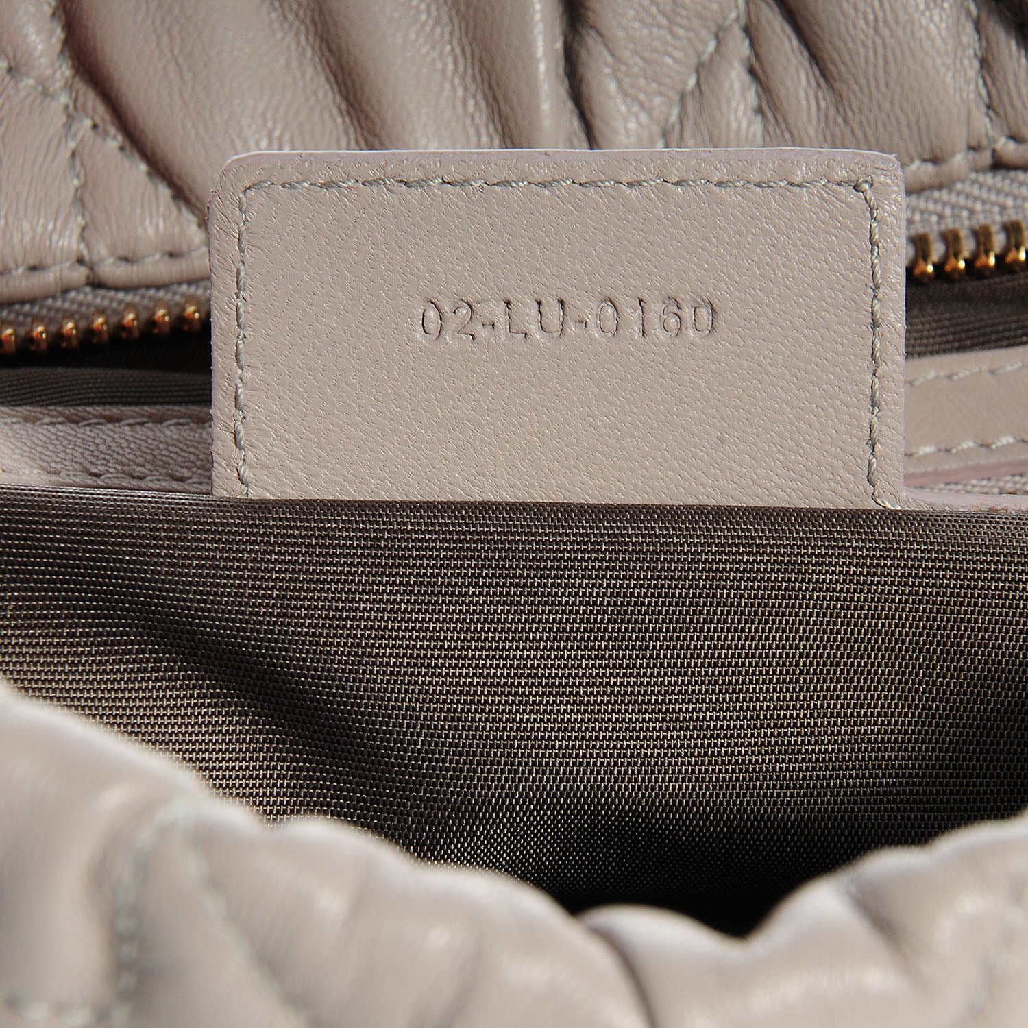 Christian Dior Lambskin Quilted Delidior Cannage Clutch Grey 7 of 7