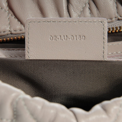 Christian Dior Lambskin Quilted Delidior Cannage Clutch Grey 7 of 7