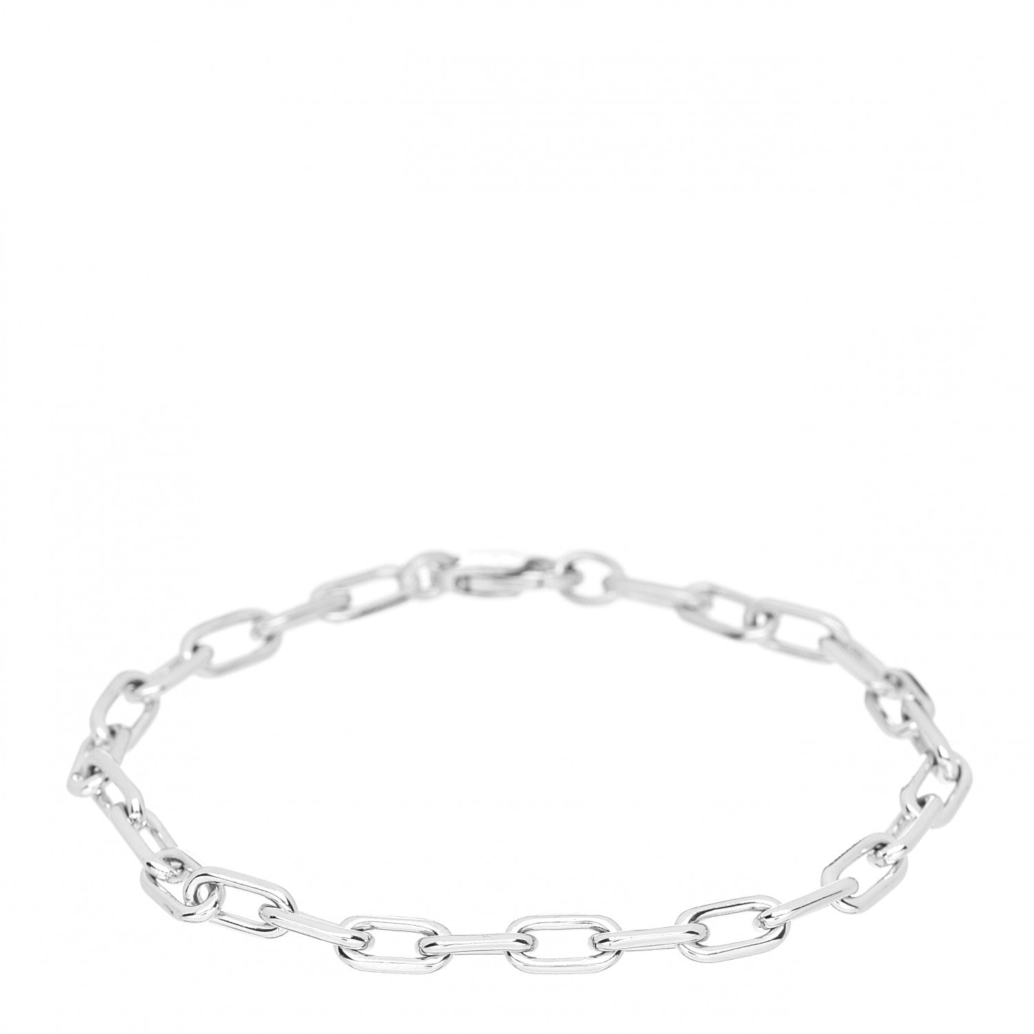 Cartier 18K White Gold Spartacus Chain Bracelet 1 of 3