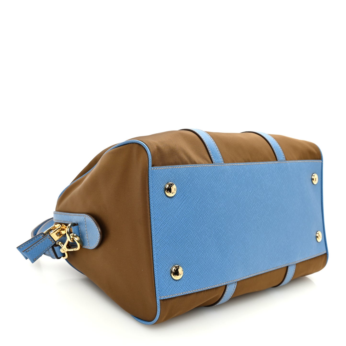 Re-Nylon Saffiano Medium Re-Edition 1978 Top Handle Bag Sughero Wave