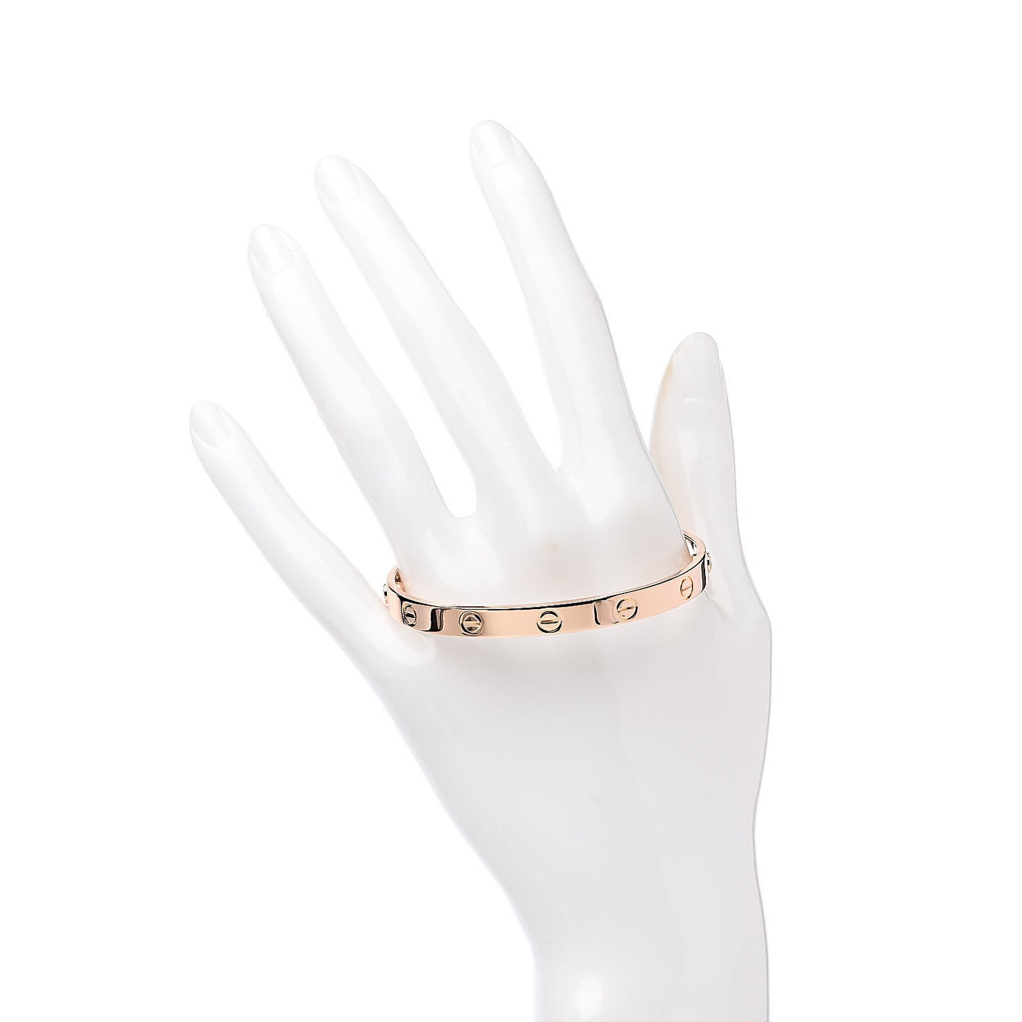 18K Pink Gold LOVE Bracelet 17