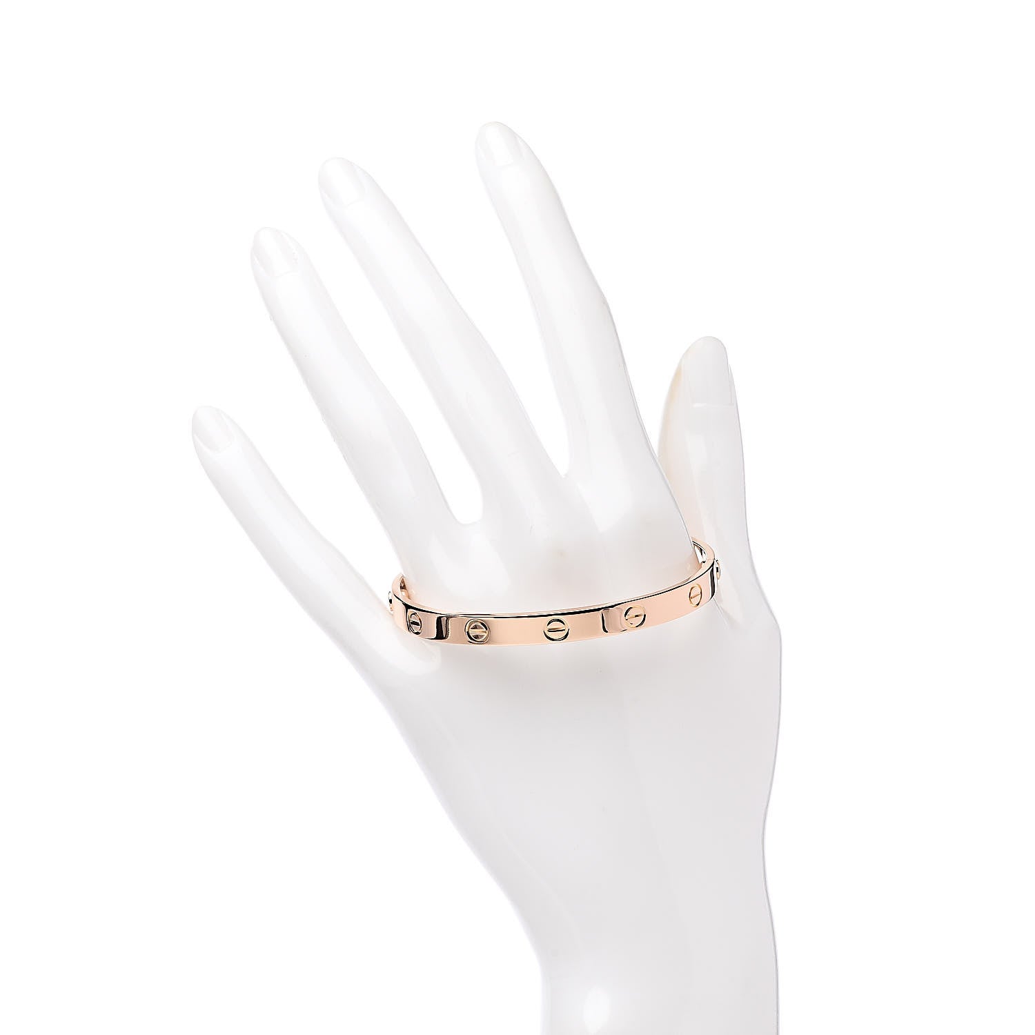 Cartier 18K Pink Gold LOVE Bracelet 17 2 of 6