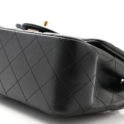 Chanel Lambskin Quilted Mini Square Flap Black 10 of 10