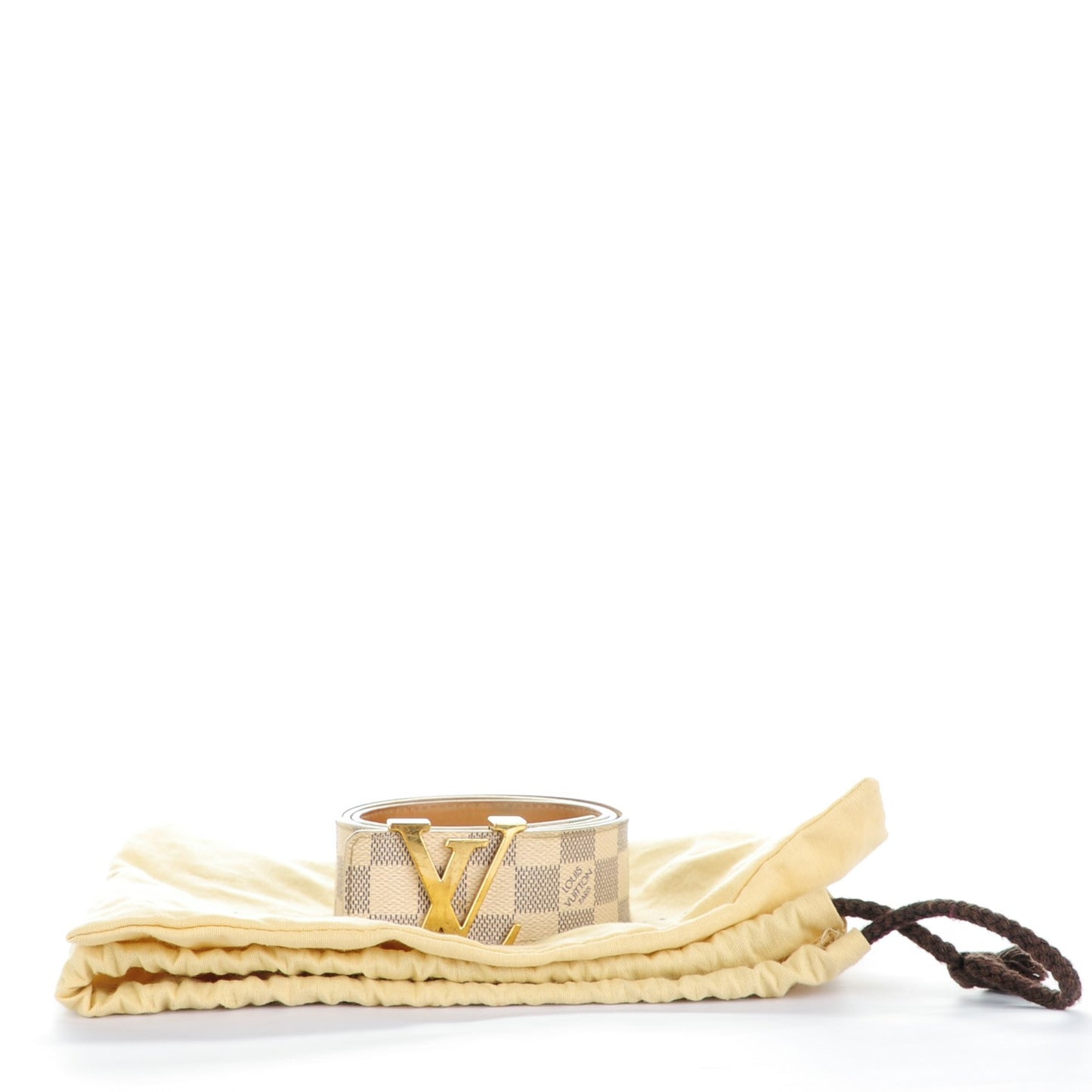 Damier Azur 40mm LV Initiales Belt 90 36