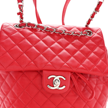 Chanel Lambskin Quilted Large Urban Spirit Backpack Red 8 of 10