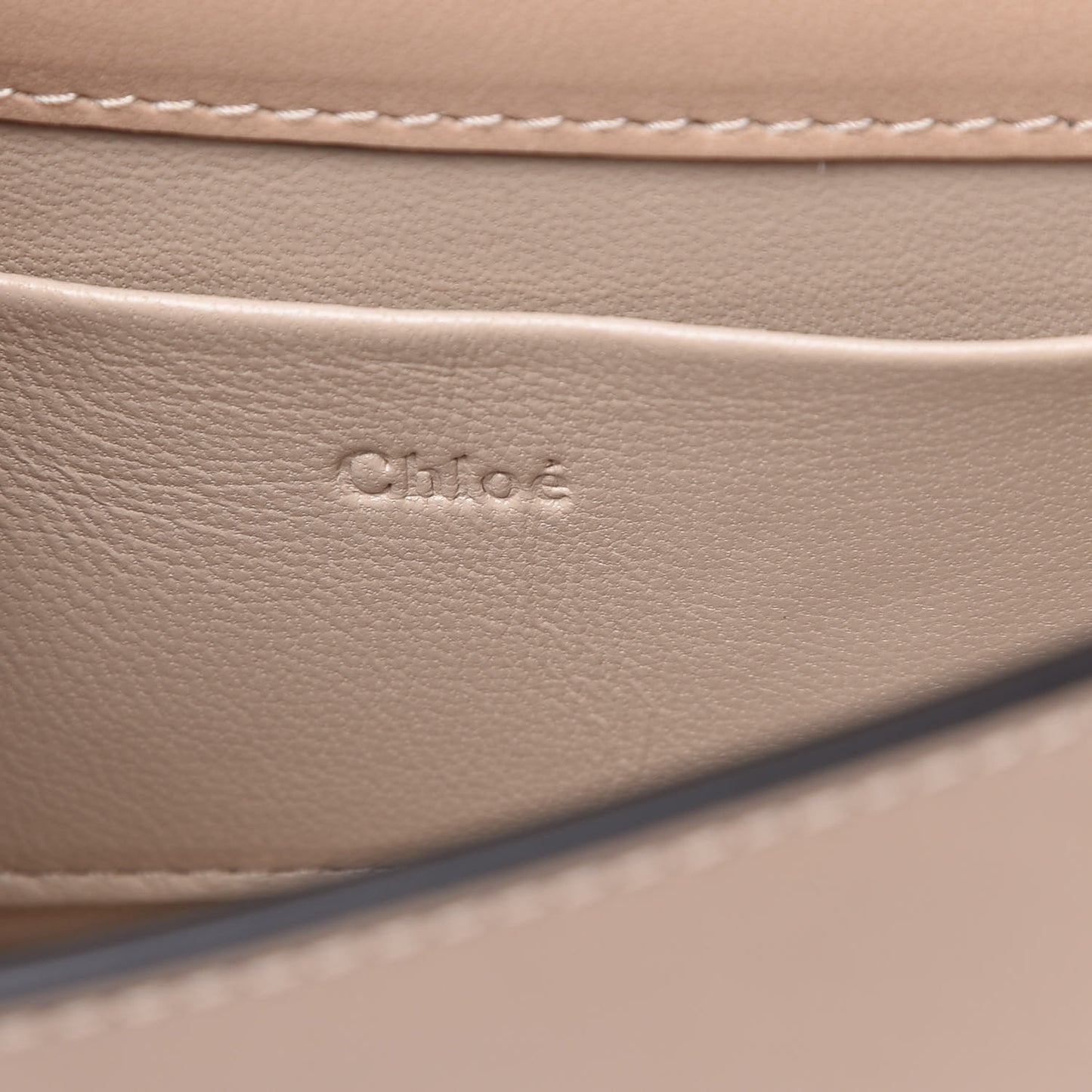 Calfskin Small Nile Bracelet Minaudiere Bag Biscotti Beige