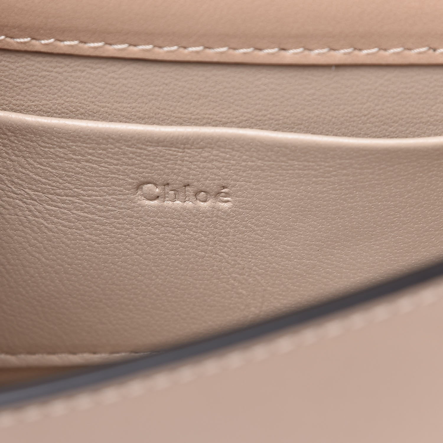 Chloe Calfskin Small Nile Bracelet Minaudiere Bag Biscotti Beige 7 of 12