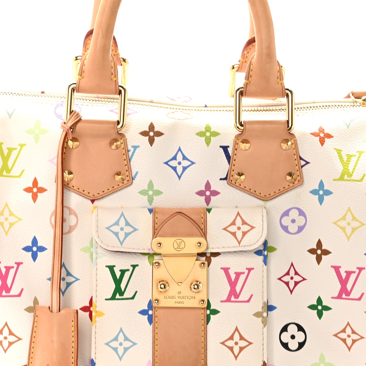 Monogram Multicolor Speedy 30 White
