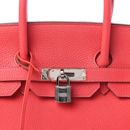Hermes Taurillon Clemence Birkin 35 Rose Jaipur 9 of 9