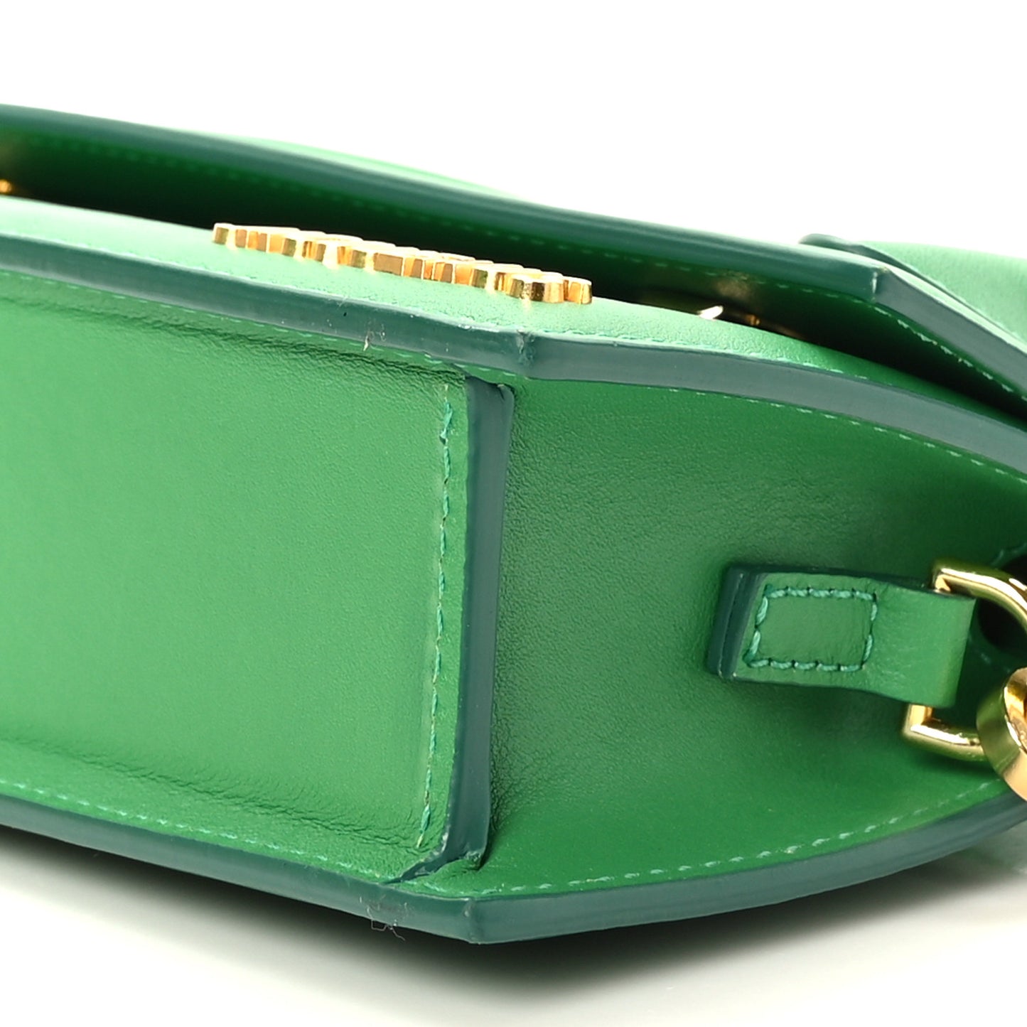 Smooth Calfskin Le Chiquito Long Green