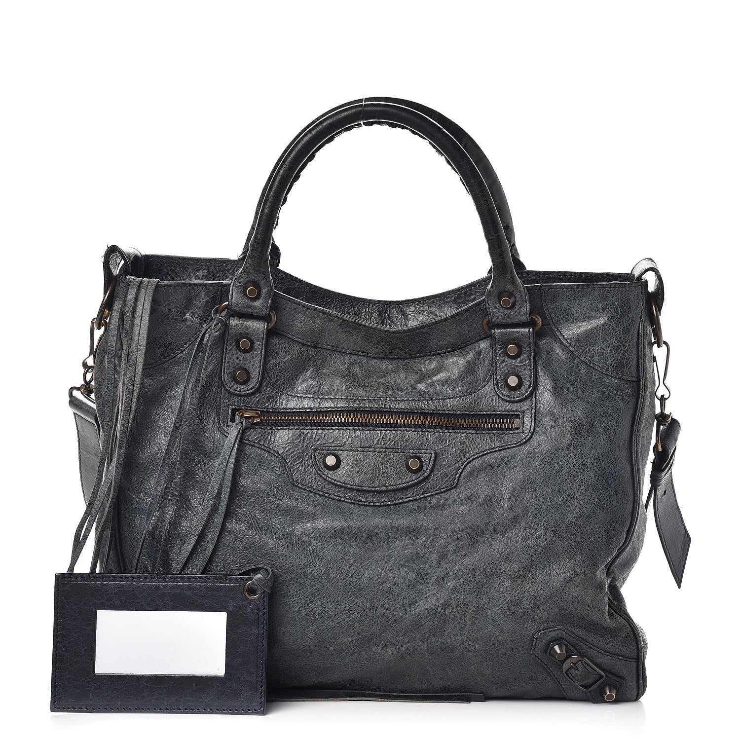 Balenciaga Agneau Classic Hardware Velo Dark Night 1 of 14