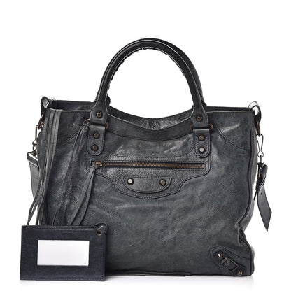 Balenciaga Agneau Classic Hardware Velo Dark Night 1 of 14