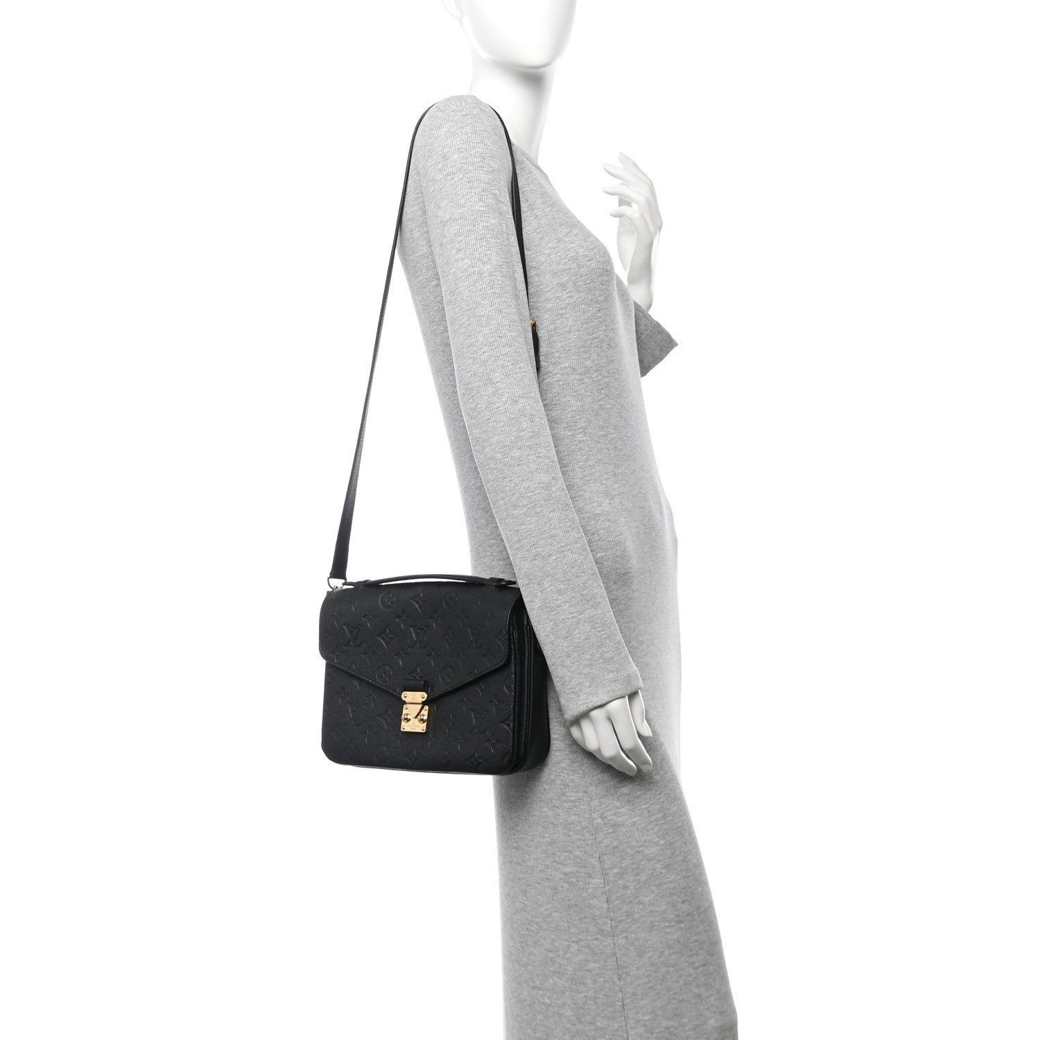 Louis Vuitton Empreinte Pochette Metis Black 2 of 12