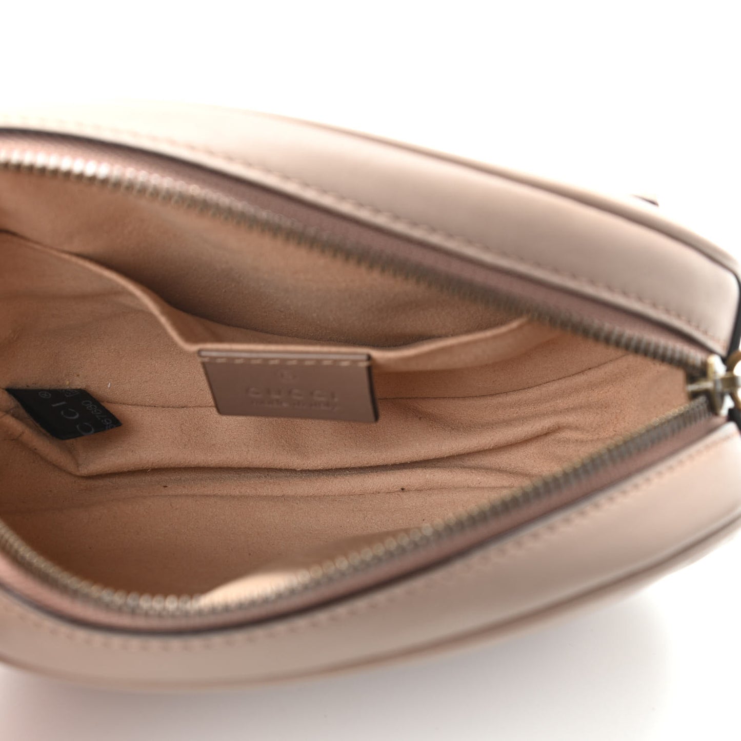 Calfskin Matelasse GG Marmont Belt Bag 85 34 Porcelain Rose