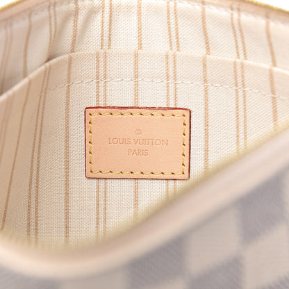 Louis Vuitton Damier Azur Neverfull MM GM Pochette 6 of 8