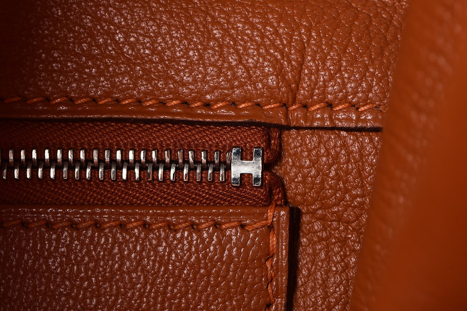 Hermes Taurillon Clemence Birkin 40 Orange 22 of 39