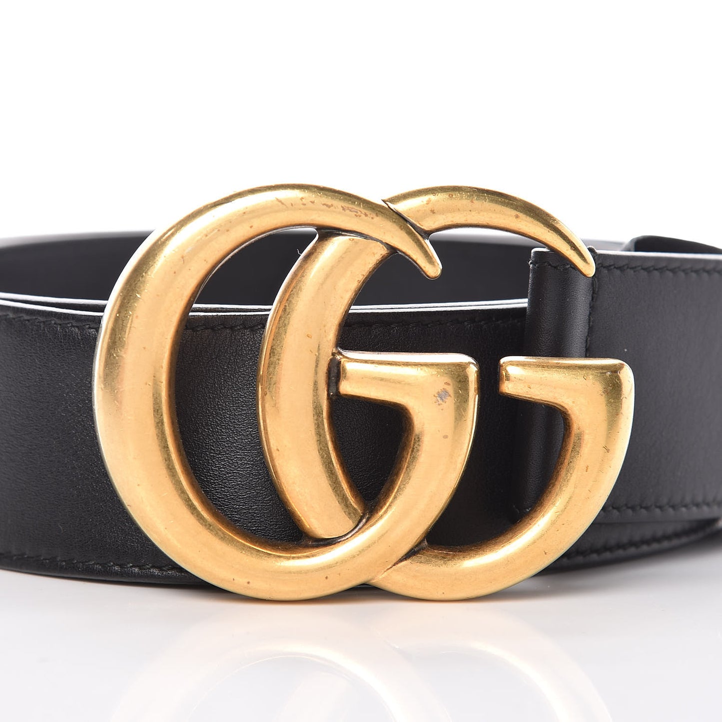 Calfskin Double G 40mm Belt 85 34 Black