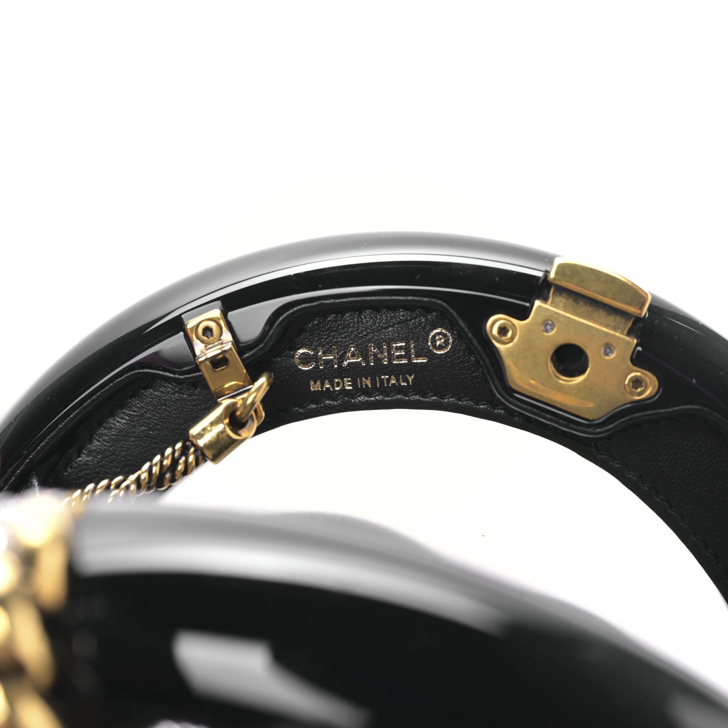 Chanel Resin Crystal Rescue Wheel Minaudière Black 6 of 9