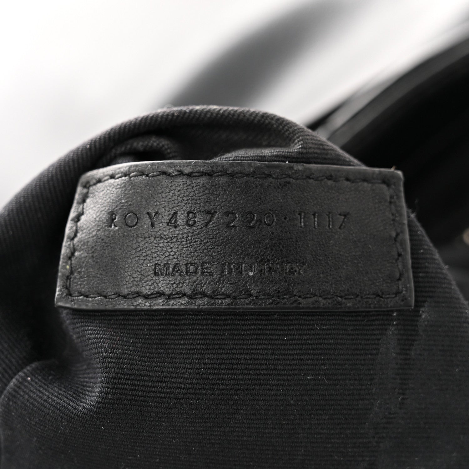 Saint Laurent Calfskin Y Quilted Monogram Small Loulou Backpack Black 7 of 14