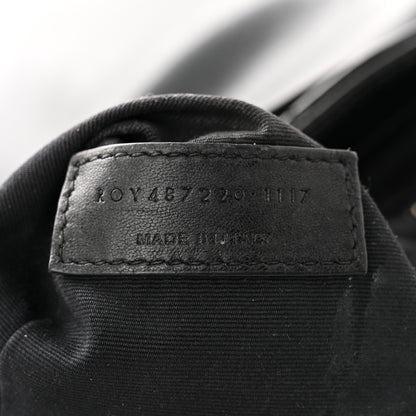 Saint Laurent Calfskin Y Quilted Monogram Small Loulou Backpack Black 7 of 14