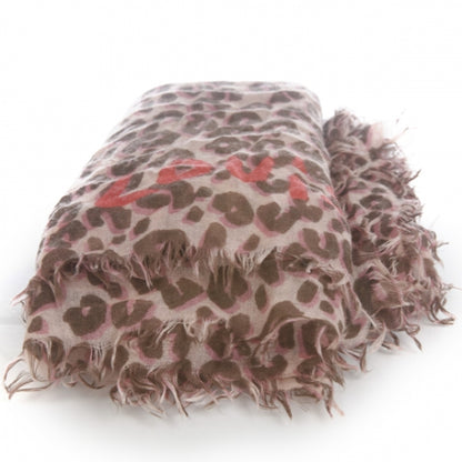 Louis Vuitton Leopard Stole Camel 1 of 6