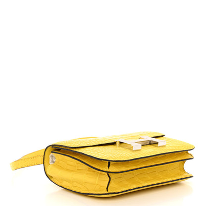 Hermes Matte Alligator Constance 18 Mimosa 4 of 10