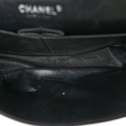 Chanel Lambskin Quilted Jumbo Double Flap So Black 5 of 11