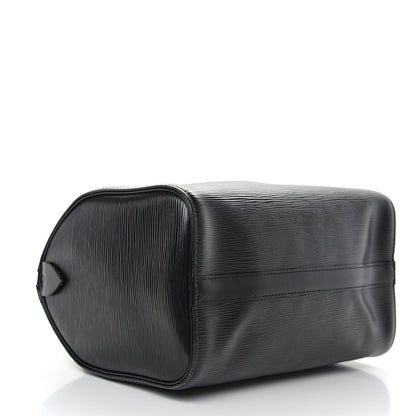 Louis Vuitton Epi Speedy 25 Black 3 of 10