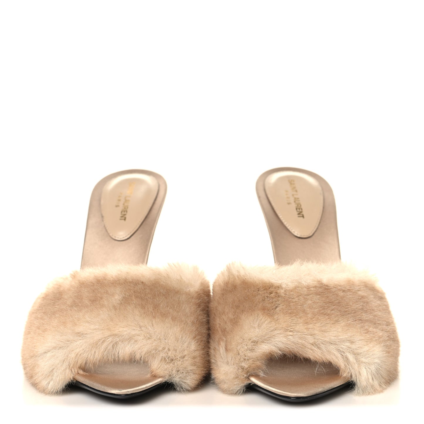 Faux Fur La 16 Mule Sandals 39 Light Beige