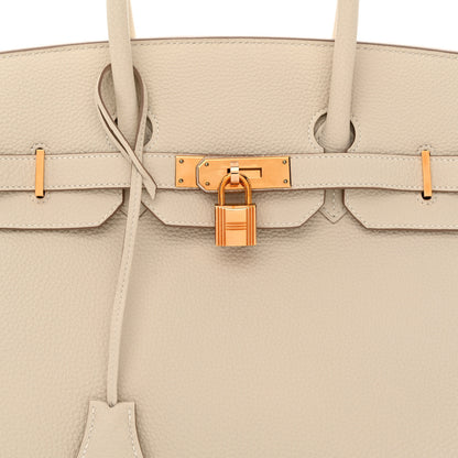 Hermes Togo Birkin 35 Craie 8 of 13