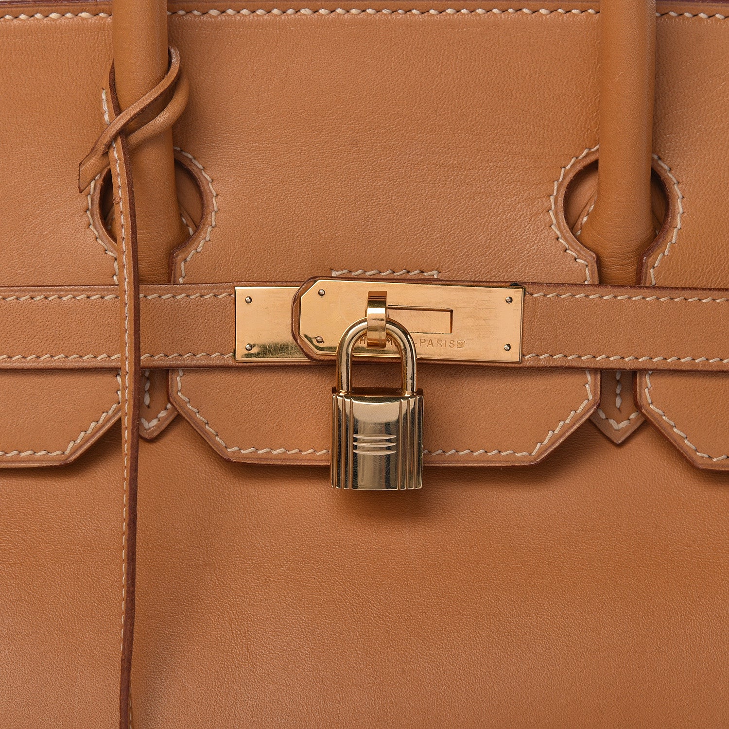 Hermes Vache Natural HAC Birkin 32 8 of 12