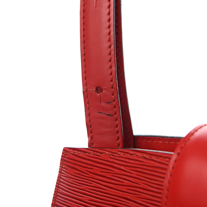 Louis Vuitton Epi Cluny Castillan Red 9 of 10