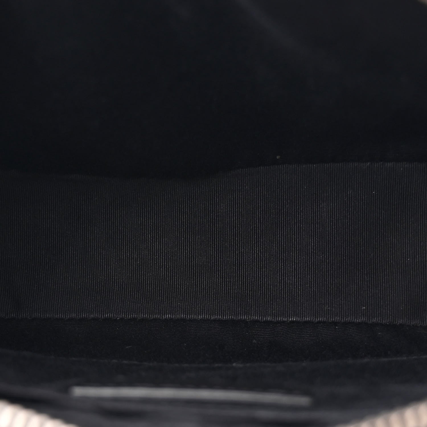 Saint Laurent Calfskin Matelasse Monogram Lou Camera Bag Black 5 of 10