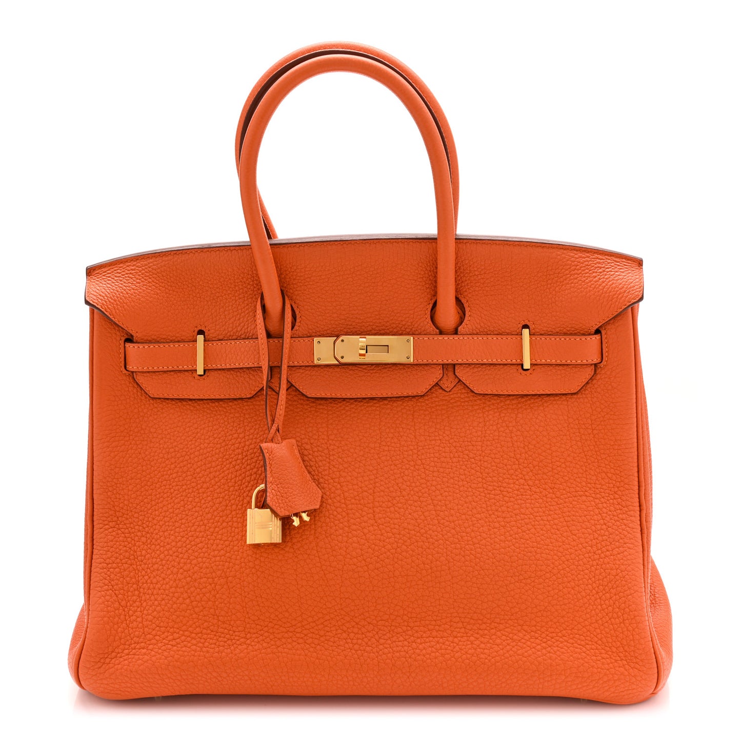Togo Birkin 35 Orange