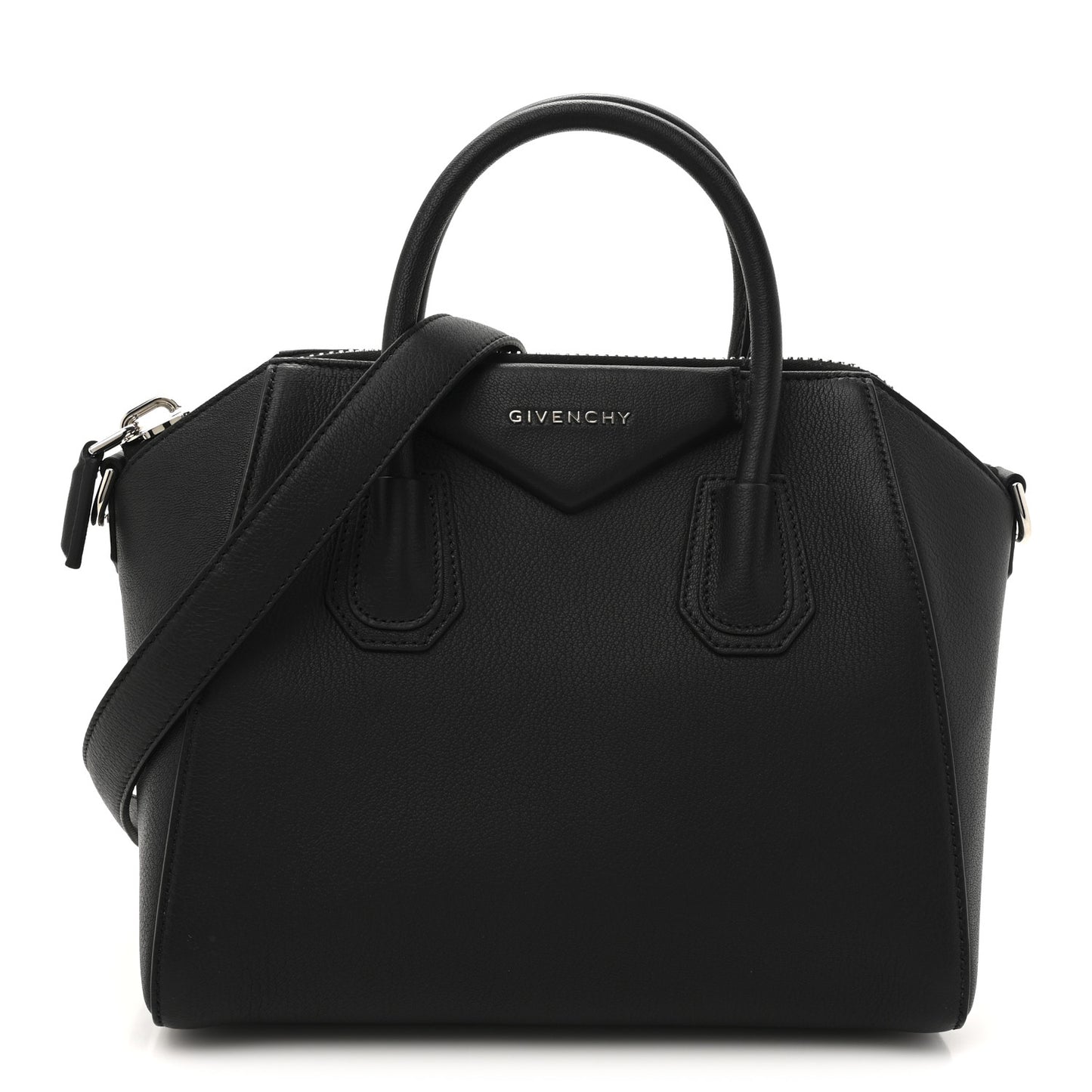 Sugar Goatskin Small Antigona Black